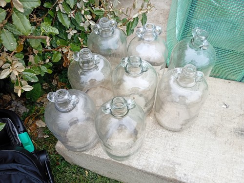 Demijohn clear glass 5l - x,