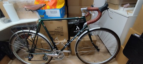 Vintage steel touring bike - vintage,
