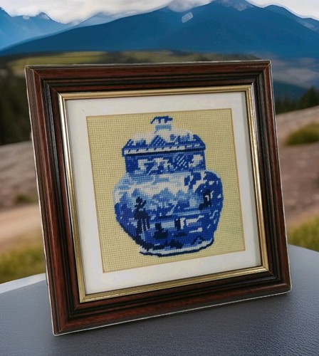 Blue white ginger jar - ginger,