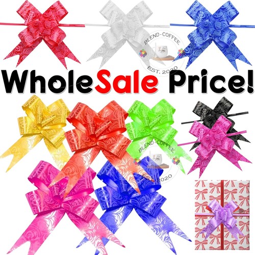 100pc pull bows - bows, large