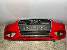 2013 AUDI A4 FRONT BUMPER WITH PARKING SENSORS GENUINE RED