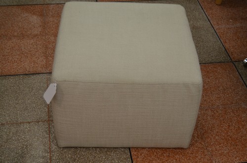 Natuzzi footstool square - square, linen