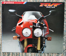 HONDA RVF750 RC45 Genuine Motorcycle Sales Brochure Rare