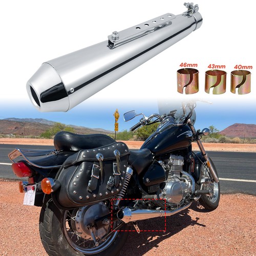 Motorcycle exhaust pipe - 17.5",