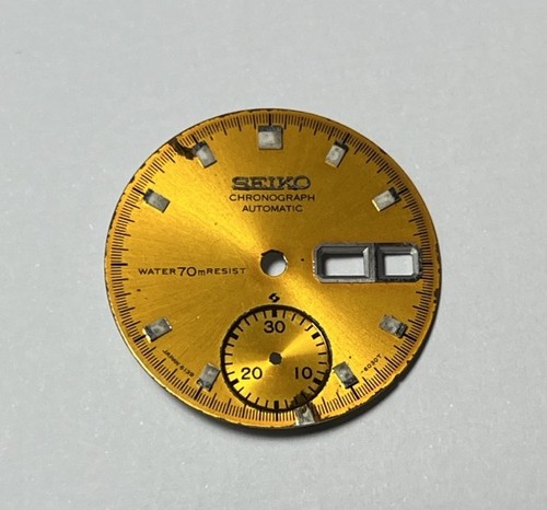 Vintage seiko 6139 6002 yellow - vintage,