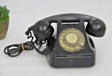 RING Black Bakelite Desk Call, Dial Rotary Retro Landline 1965 TELEPHONE