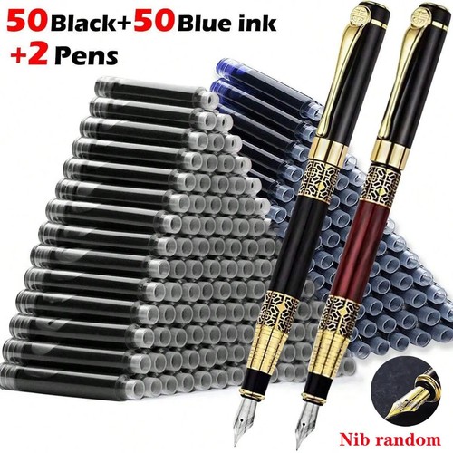 Retro metal fountain pen - metal,