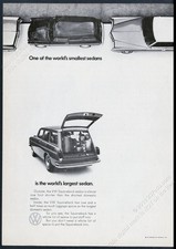 1970 VW Volkswagen Squareback car photo World's Largest Sedan vintage print ad