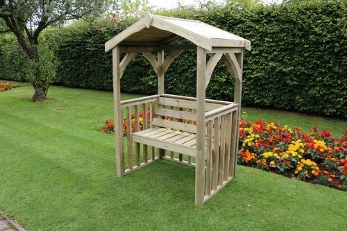 Garden arbour wooden - garden, arbour,