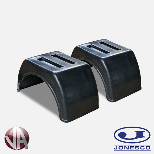Twin wheel mudguards - wheel,