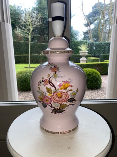 Vintage chinoserie table - table, lamp