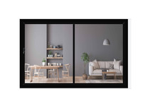 Aluminium Sliding Patio Doors - Cortizo 4700 - Black