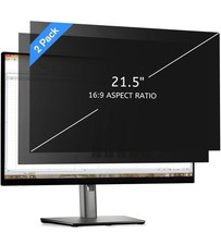21.5” Privacy Screen Filter 2-Pack Anti Glare Blue Light for 16:9 Monitor Shield
