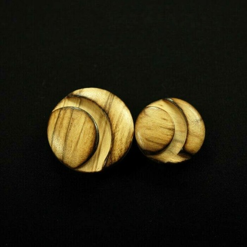 Half moon varnished wooden - moon,