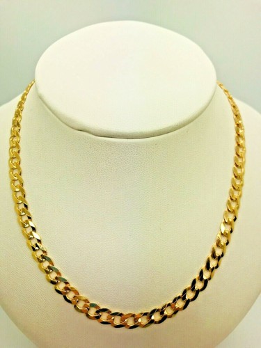 9ct yellow solid gold curb - 9ct,