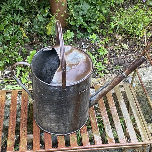 Vintage galvanised metal - l,
