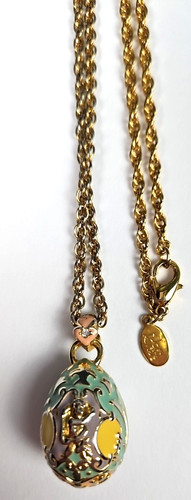 Joan rivers enamel egg - rivers, 1"