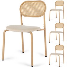 4/6X Boho Dining Chairs Set