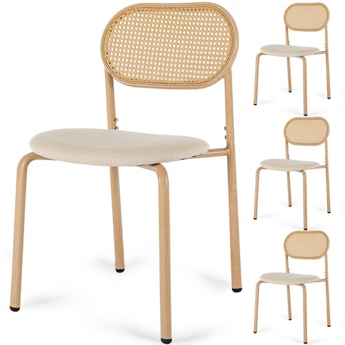 Boho dining chairs set - 4/6x,