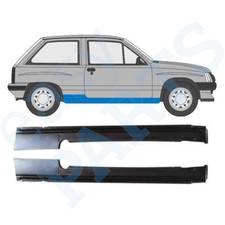 OPEL CORSA A VAUXHALL NOVA 1982-1993 3 DOOR FULL SILL REPAIR PANEL / PAIR