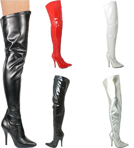 Womens ladies thigh high over - womens,