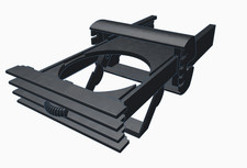 Cup Holder in Fan Nozzle Hidden Extendable for Mercedes Benz W201 190E 190D