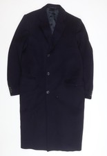 Crombie Men's Blue Wool