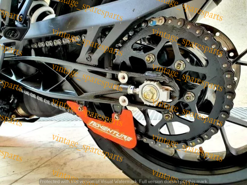 Chain cover toe - guard, steel