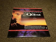 The Quest Van Damme Laser Disc joblot, bundle deal. NTSC LetterBox