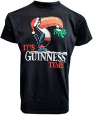 Guinness Christmas "It's Guinness Time"  Toucan T-Shirt