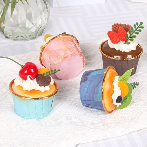 6pcs artificial fake cupcake - 6pcs,