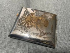 Former Japanese army Original Cigarette case WWⅡ military IJA IJN navy vintage