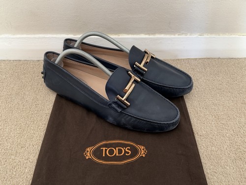 Tods navy blue leather - tods,