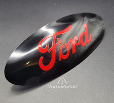 NEW FRONT BADGE BLACK & RED