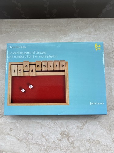 Shut the box strategy - box, game