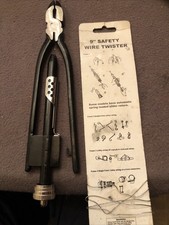 9 Inch Safety Lock Wire Twisting Pliers Aircraft , Motorsport Rally Nut Locking