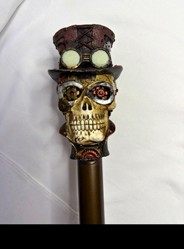 Decorative steampunk skull - decorative,