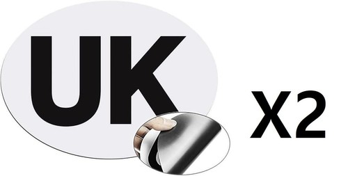 Magnetic car sticker - 2x,