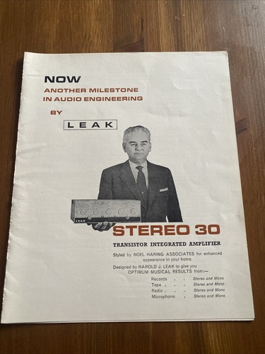 Leak stereo amplifier - 30,
