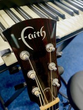 faith electro acoustic guitar ECLIPSE SERIES FECM-BNC MERCURY SCOOP Ebony black 