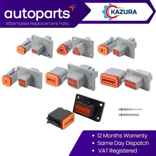 Deutsch panel flange mount - panel,