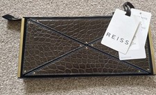 Reiss Clutch 100% Cow Leather