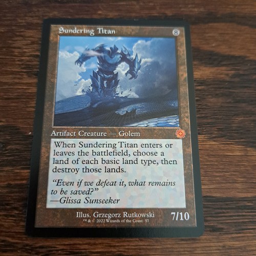 Mtg sundering titan - sundering,
