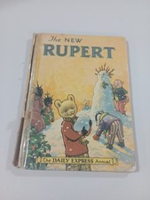 RUPERT BEAR ORIGINAL 1954 - Annual Vintage Book Hardback Children's Retro B12