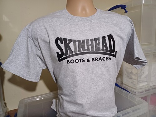 Skinhead shirt boots - t,