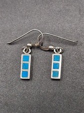 Sterling Silver Turquoise Drop