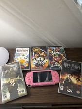Sony PSP In Hot Pink With 5