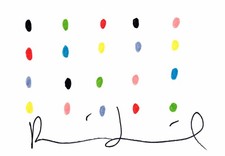 Damien Hirst Spot drawing