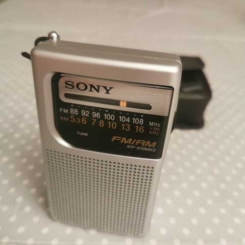 Silver sony icf s10 - sony, icf-s10