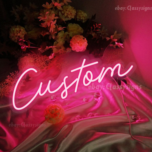 Custom neon sign personalised - sign,